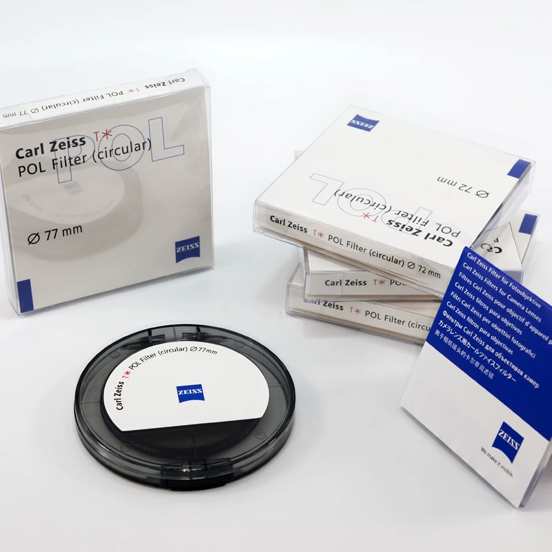 Оригинальный Круглый поляризационный фильтр Carl Zeiss T * POL 67 мм 72 77 82 Cpl многослойный