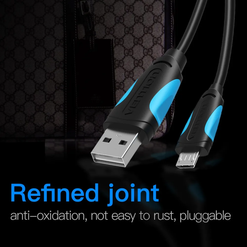 Кабель Micro USB Vention для Samsung S7/Xiaomi/Redmi Note 5 Pro/Android|vention micro usb cable|usb 5v cabledata cable |