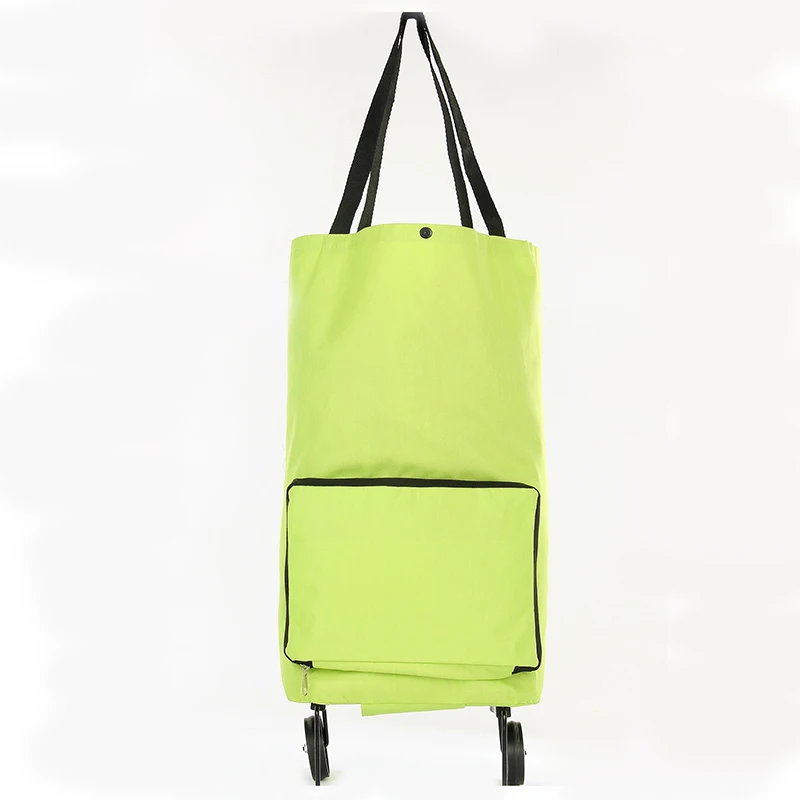 Fashion Oxford Foldable Bag New Reusable Shopping Bag Trolley Bags On