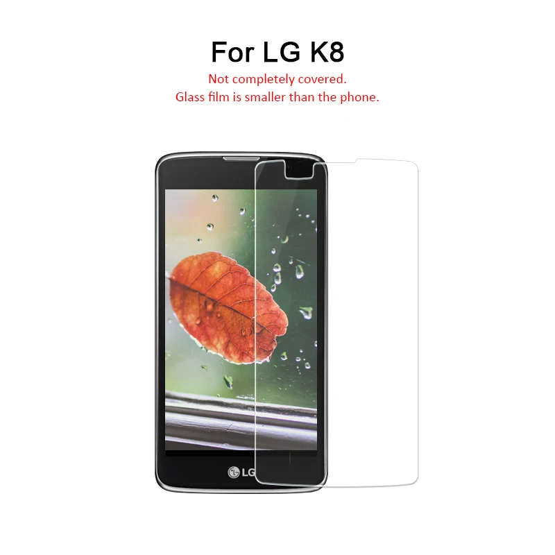 Защитная пленка из закаленного стекла KLL 2.5D для LG K4 K5 K7 K8 K10 9H для LG G3 G4 G5 V10 - Цвет: For LG k8