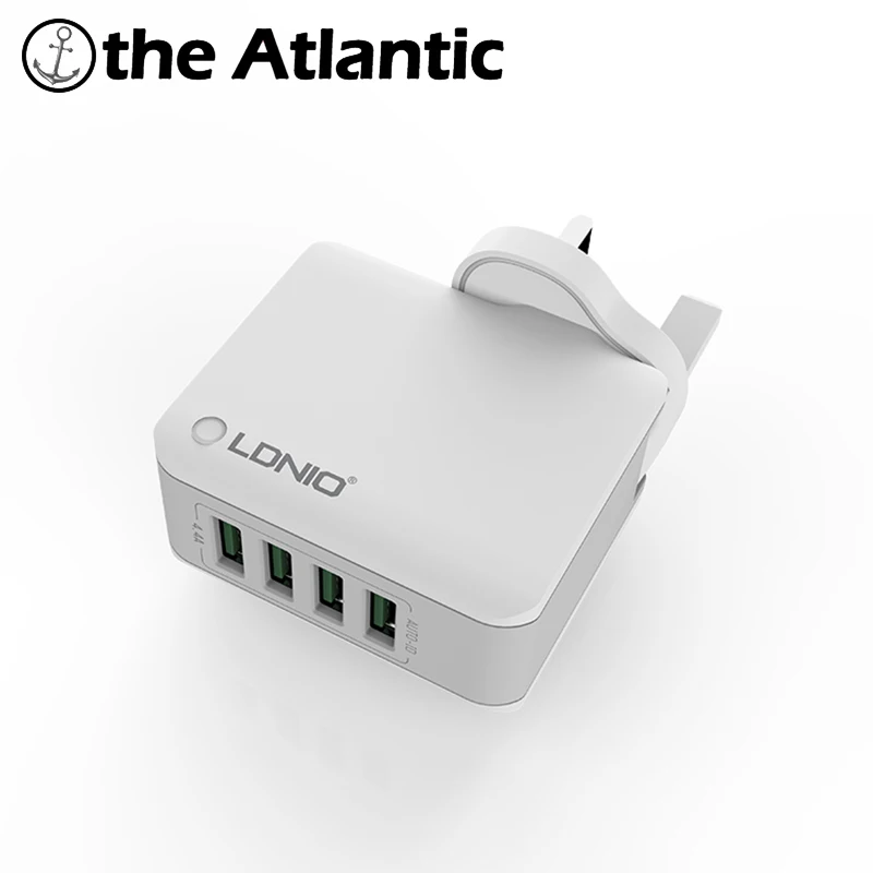 

LDNIO A4403 Four 4 Port USB Plug 5V 4.4A Quick Charger US EU UK AU Power Socket Smart For iPhone iPad Android