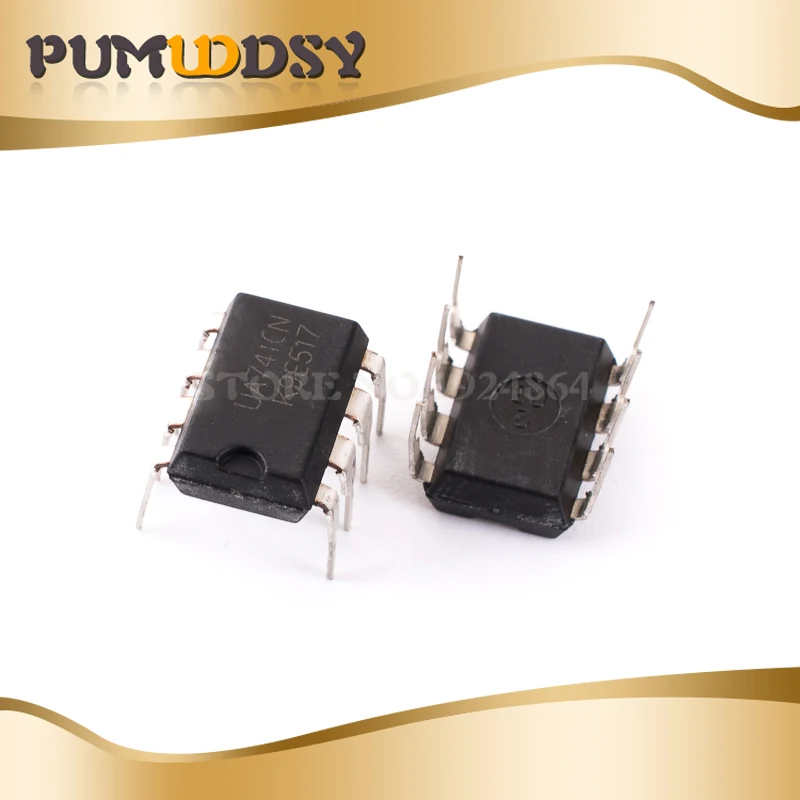 10 шт. DIP IC 8 контактов UA741CN UA741CP UA741 Amp LM741 741 DIP-8