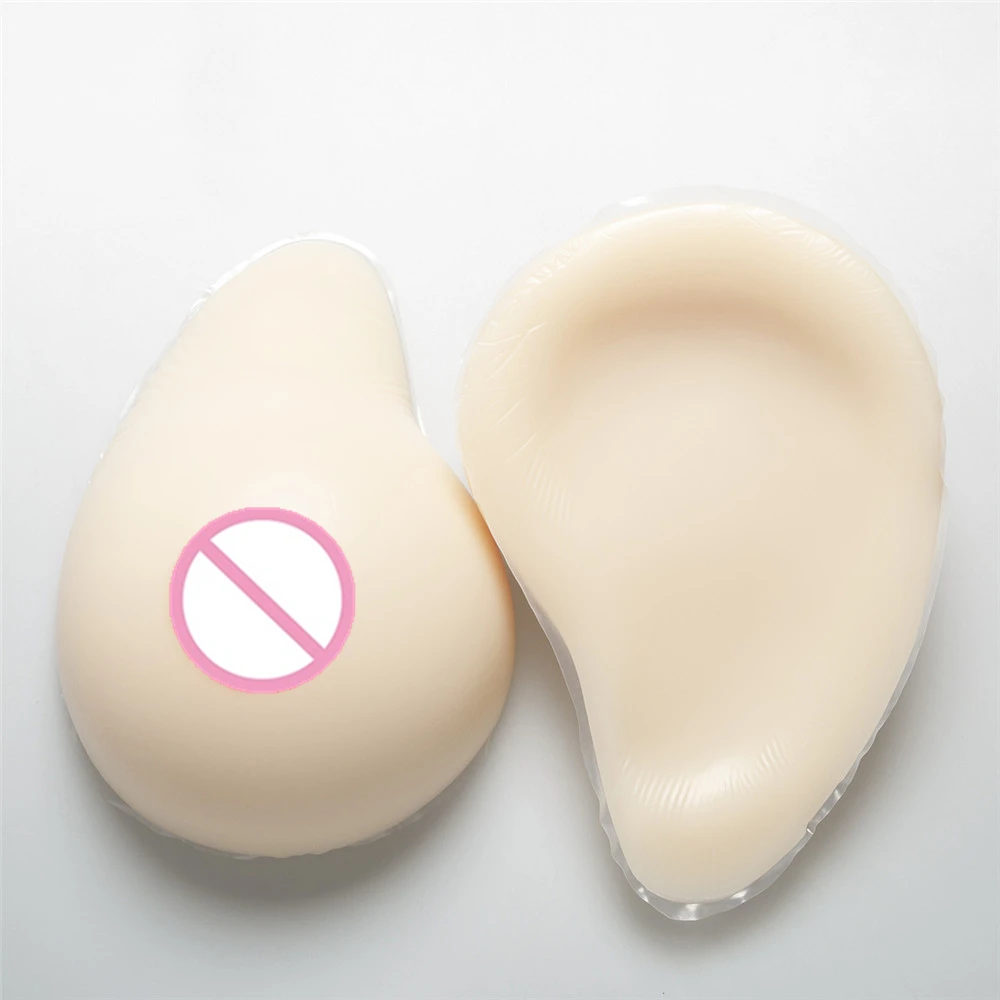 B Cup Silicone Breast Forms Transgender Drag Queen Fake Breast 600g/pair