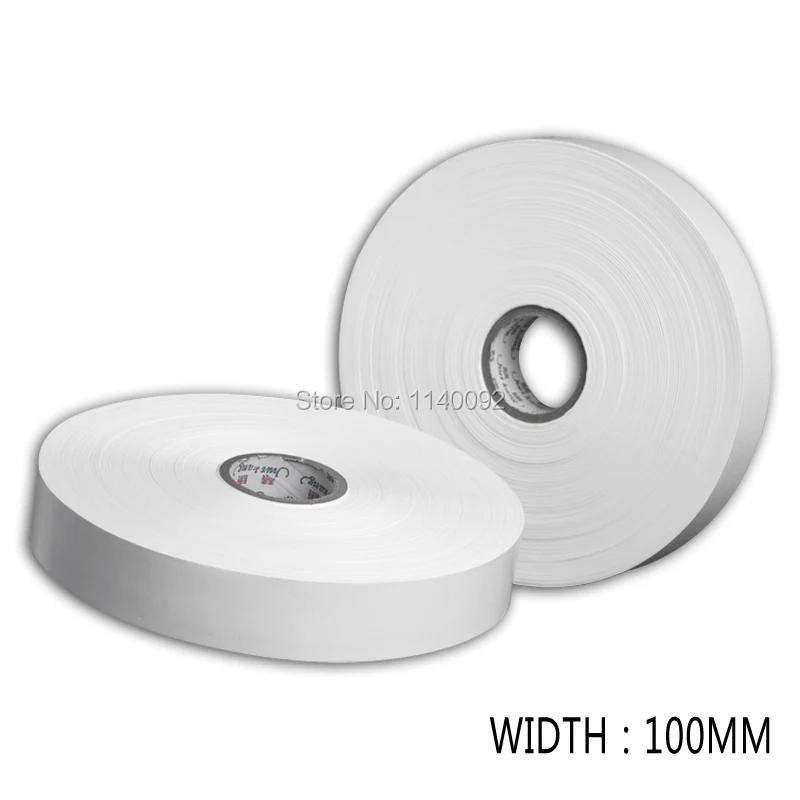 

free shipping blank white tape width 10cm/nylon tape/non-woven fabrics/garment printed label/custom care label/clothing label