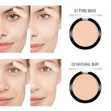 Гладкий контроль Масло Водонепроницаемый стойкий Макияж матовая Мягкая прессованная пудра основа JIU55
