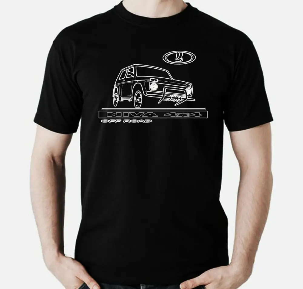 

Lada Niva Vaz 4X4 Car Rusische Car Ussr Car Men 2019 Brand Clothing Tees Casual Male Best Selling T Shirt Casual T Shirt