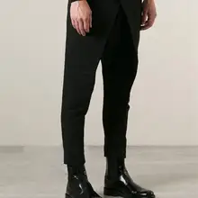 27-44! мужские брюки длиной до щиколотки, три-di, мужские повседневные брюки, обтягивающие брюки, большие размеры, костюмы певицы, одежда