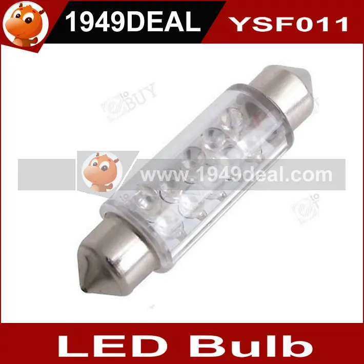 Free Shipping 10 X Car Blue Dome 10 LED Car Interior Bulb Light In