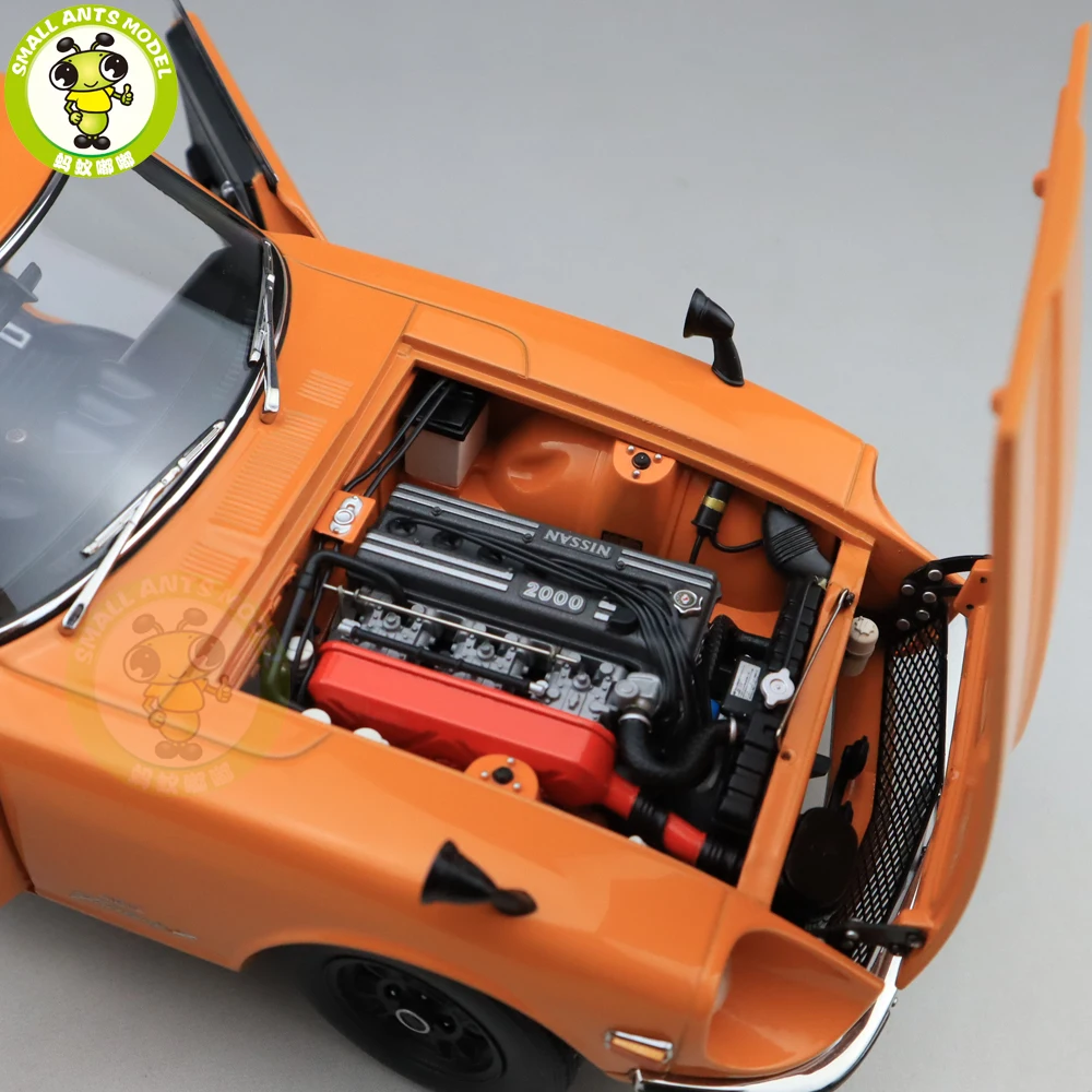 1/18 Autoart 77436 1969 NISSAN Fairlady Z432 PS30 Diecast Model Car Toys Boys Girls Birthday Gift Orange