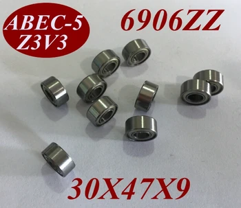

2Pcs 6906Z 6906ZZ 6906 ZZ 6906-Z 6906-ZZ 30X47X9 MM 30*47*9 MM Miniature roller shaft motor deep groove Ball Bearing tools