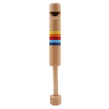 Baby Wooden Toy Small Drawing Whistles Diacritical Sliding Piccolo Toys Kids Educational Music Toys Children Classic Musical Toy