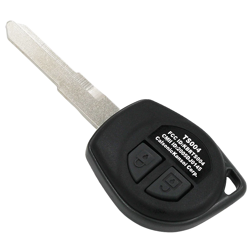 2 кнопки Smart Remote ключа автомобиля чехол Корпус+ резиновая прокладка HU133 Uncut Нож для Suzuki Alto Ignis SX4 swift Wagon R всплеск