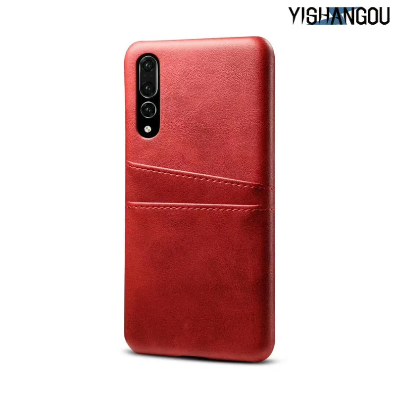 Luxury PU Leather Card Holder Slots Phone Case For Huawei P20 Pro P20 Lite Slim Hard PC Hybrid Cover For Huawei P30 Pro Mate 20 Luxury PU Leather Card Holder Slots Phone Case For Huawei P20 Pro P20 Lite Slim Hard PC Hybrid Cover For Huawei P30 Pro Mate 20