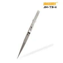 JAKEMY прецизионные пинцеты Pinzas из нержавеющей стали Регулируемые пинцеты Скользящий замок плотно удерживайте электронные ручные инструменты