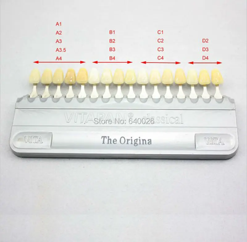 Brand new VITA pan Classical 16 color shade guideguide to operating