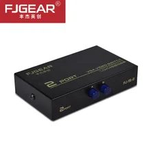 2-портовый VGA переключатель Видео Аудио селектор коммутатор коробка 2 в 1 для ПК или монитора Sharin