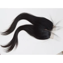Bleached Knots Brazilian Virgin Hair Lace Top Closure Swiss Lace Unprocessed Human Hair lace closure fast Free Shipping