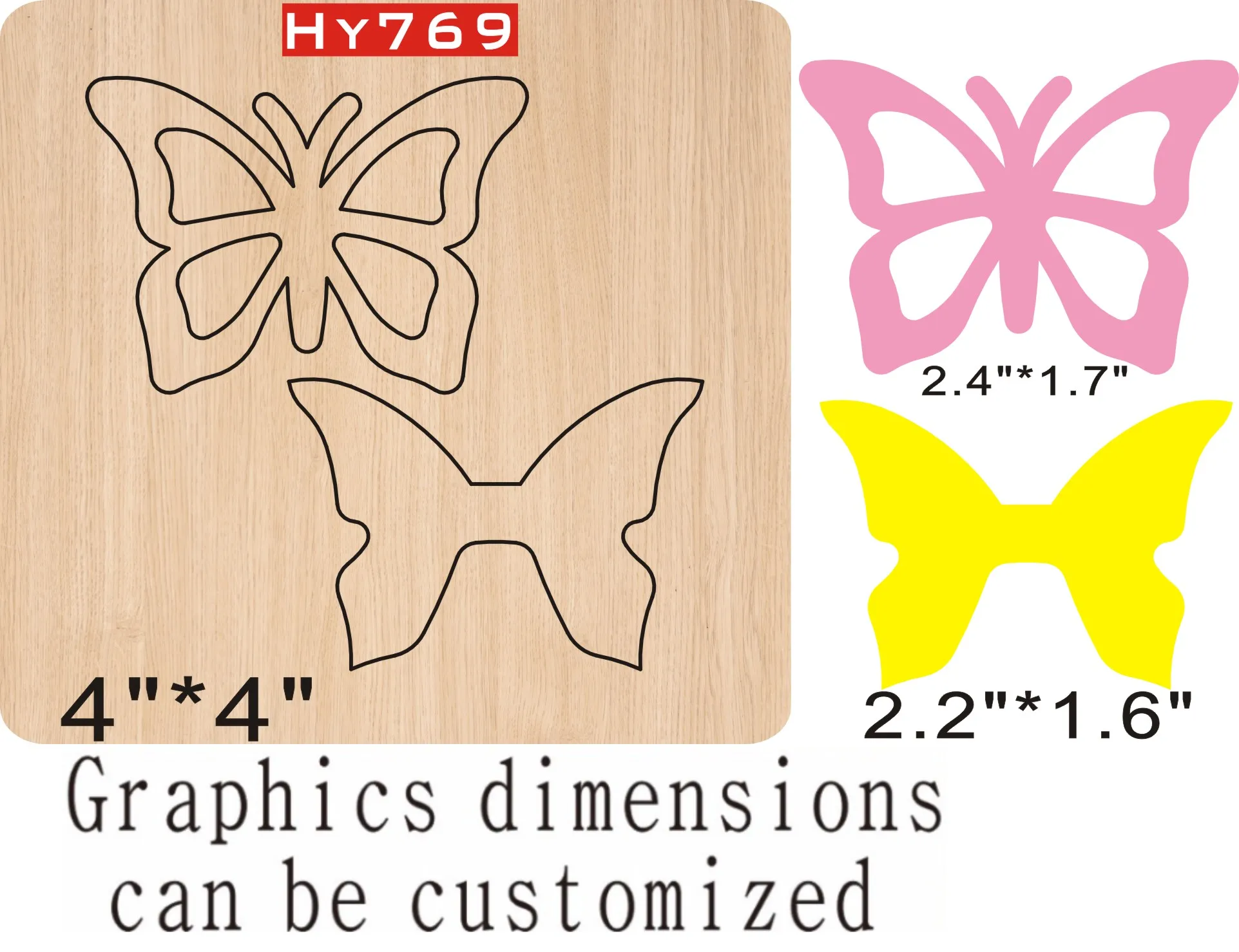 

Butterfly cutting dies 2019 die cut & wooden dies Suitable for common die cutting machines on the market