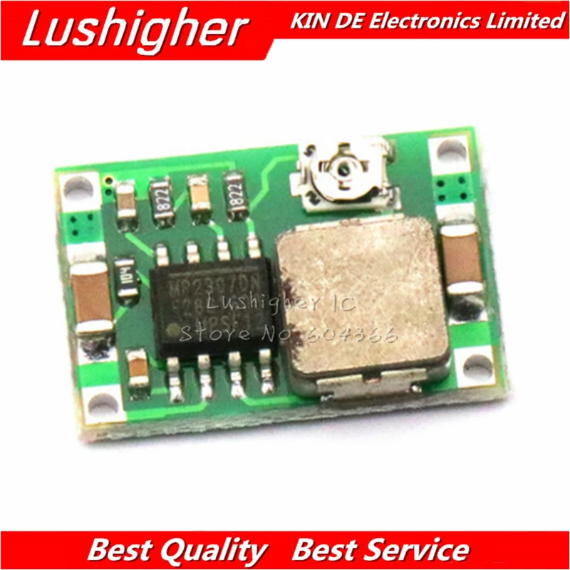 

10pcs Mini360 RC Airplane Module Mini 360 DC Buck Converter Step Down Module 4.75V-23V to 1V-17V 17x11x3.8mm LM2596 2A