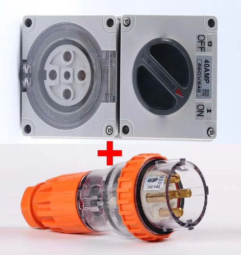 Free Shipping Socket 56cv540 Plug 56p540 40a Outdoor Yard