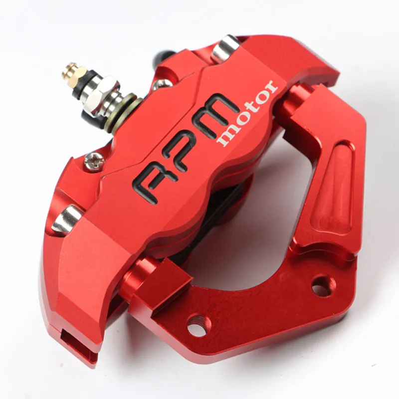 CNC Motorcycle Brake Calipers+200mm/220mm Brake Disc Brake Pump Adapter Bracket Set Kit For