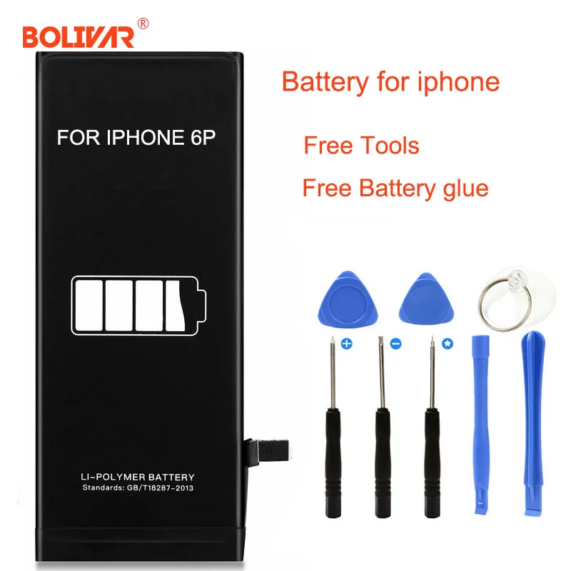 

original Battery for iPhone 6 plus High Capacity Replacement battery Full Set Tool Kit