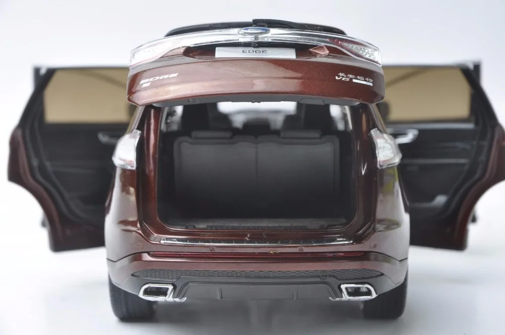 1:18 литая модель для Ford Edge Красный внедорожник игрушечный автомобиль миниатюрная коллекция подарок