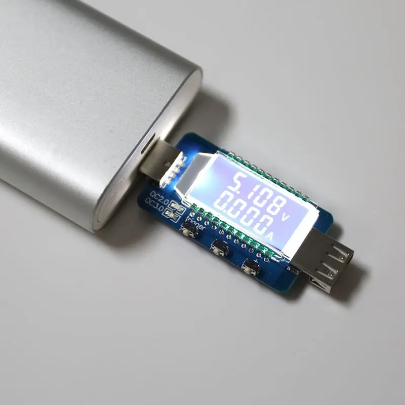 QC2.0/QC3.0 детектор USB lcd Цифровой электронный пусковой аппарат Напряжение Ток вольтметр метр тест er тестовая плата