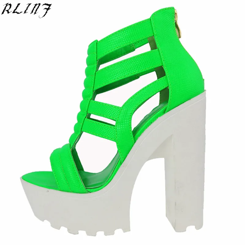 pointed thick heels