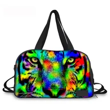 Noisy Designs 3D многоцветный Тигр Печать Женская деловая складная дорожная сумка Женская дорожная Туристическая сумка чемодан и дорожная сумка
