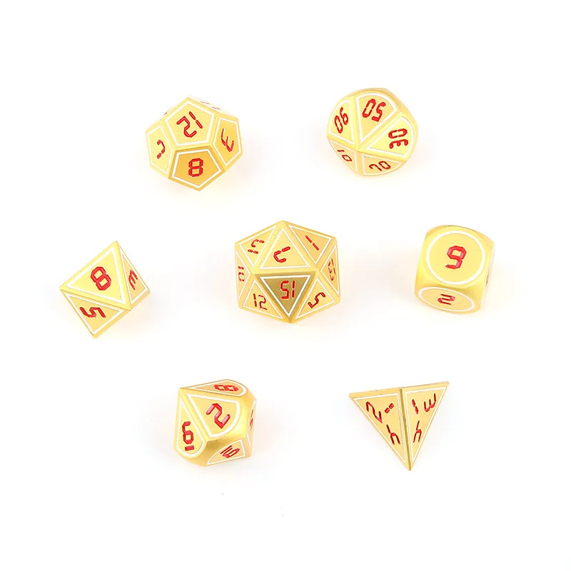 Dnd Dobbelstenen Metalen Rpg набор многогранных подземелий и драконов D20 10 8 12 Tafel игра Zinklegering Zilveren Digitale Dices Pa