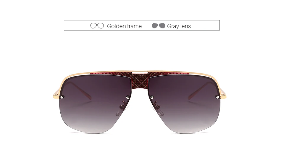 OVZA модные крутые Солнцезащитные очки Мужские Роскошные брендовые солнцезащитные очки ажурные двухлучевые очки женские градиентные линзы S7094