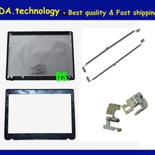 Новая задняя крышка+ ободок+ ЖК-кронштейн+ набор петель для ASUS K52 K52J K52F K52JR A52 X52 задняя крышка и передняя рамка и комплект и кронштейн