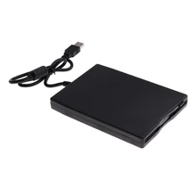 3,5 дюйма 1,44 МБ флоппи-диск USB внешний портативный флоппи-диск дисковод FDD для ноутбука ПК черный АБС-пластик