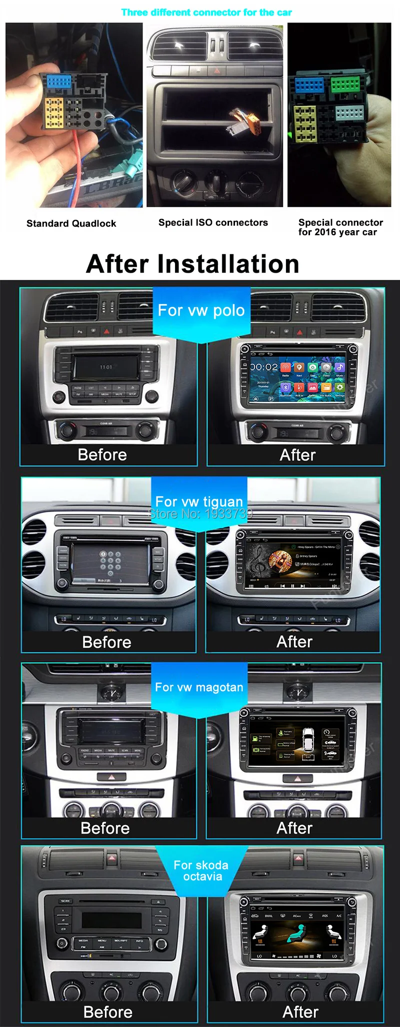 Perfect Funrover VW In Dash Car Stereo 8 "Car DVD GPS Navigation 2 din Car Radio CANBUS autoradio Bluetooth RDS WIFI OBD FM DVD for vw 13