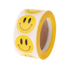 500pcs Cartoon Smiley Face Stickers Children Reward Merit Praise Labels For School Teacher Party 15pc teachers stampers self inking praise reward stamps motivation sticker school 2018 dropshipping