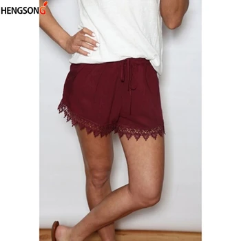 

2018 Women All-match Loose Solid Drawstring Casual Female Stretch Shorts Summer Street Casual Women Short Pants