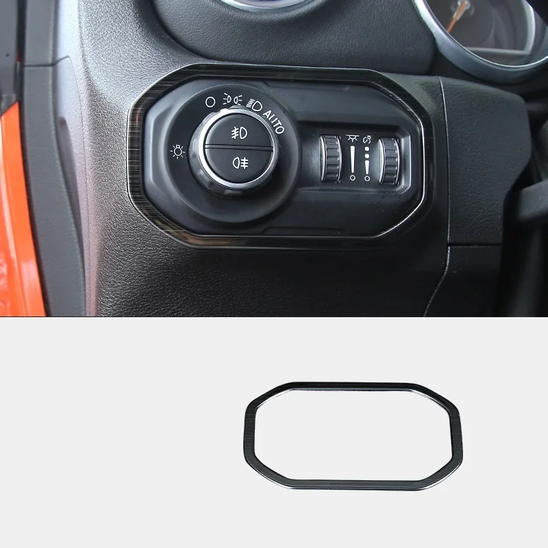 

Car Chromium Decorative Automovil Navigation Control System Interior Fashion Bright Sequins Parts Mouldings 18 FOR JEEP Wrangler