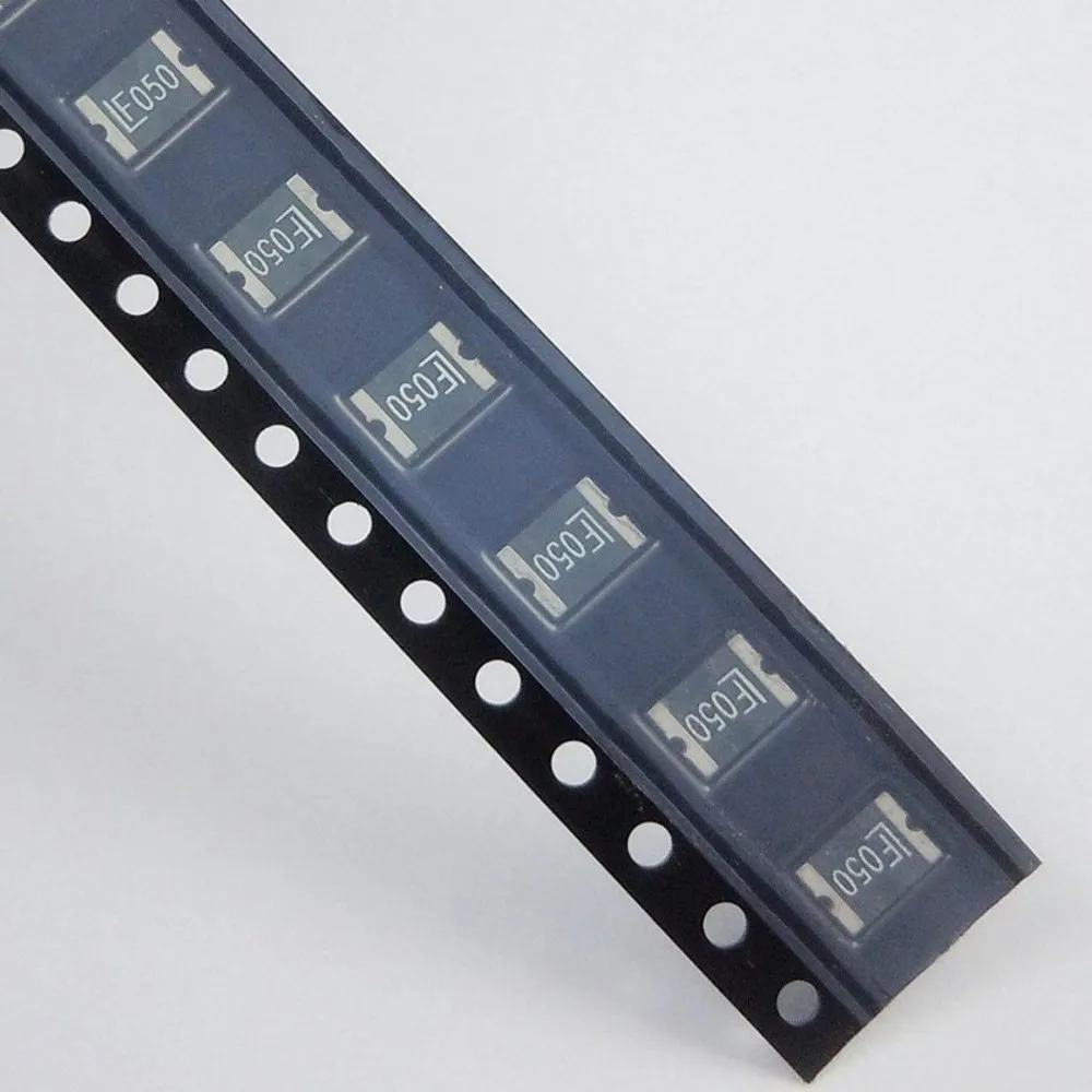100 шт./лот 0805 1206 1812 0.05A/2A/0.1A/0.2A/0.5A/0.75A/1.1A/2A SMT SMD перезапуск предохранителя PPTC полипереключатель самоизвлекаемые