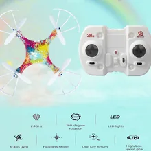 Новейший мини-Дрон Micro Карманный 4CH 6 оси гироскопа переключаемый контроллер RC вертолет детские игрушки светодиодный Квадрокоптер горячая распродажа