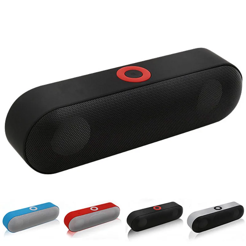 Beste Nieuwe 6 w Mini Draadloze Bluetooth Speaker 3d Stereo Subwoofer Audio Doos Hifi Draagbare Luidsprekers voor Telefoon FM Boombox Muziek met Mic