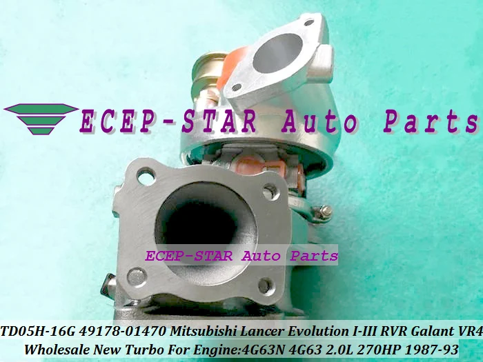 TD05H-16G 49178-01470 Turbo Turbocharger For Mitsubishi Lancer Evolution I-III RVR Galant VR4 1987-93 4G63N 2.0L 270HP (1)