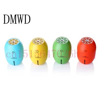 

DMWD Creative Lemon Style USB Ultrasonic Humidifier With Colorful Led Light Essential Oil Aroma Diffuser Auto Off one Switch