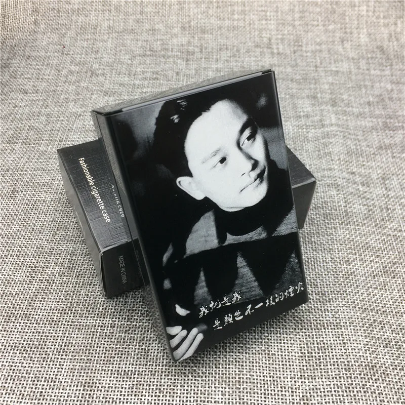 Salute to Leslie Cheung LF008 алюминиевый сплав сигареты чехол лазерная резка не выцветает