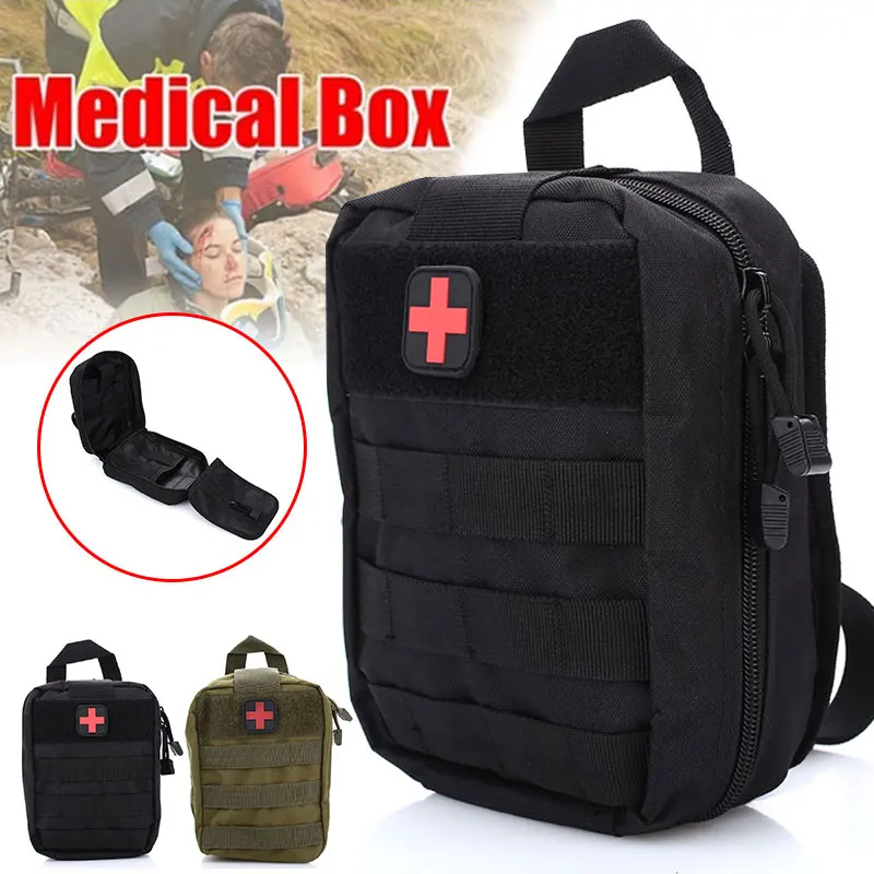 First Aid Kit Backpack portable Water Cloth Outdoor Activities Medical Emergency Bag Waist Pack Oxford 600D Nylony Rescue Bag