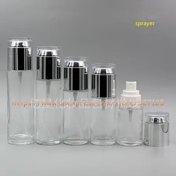 

30ml 40ml 50ml 60ml 80ml glass bottle.for perfume/lotion/essetial oil/moisturizer/facial water cosmetic atomiser container