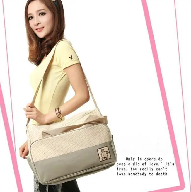 5PCS NEW Mommy Bag Baby Diaper Bag Large-Capacity Fashion Mother's Maternity Bag Baby Stroller Nappy Bag 1123 5PCS NEW Mommy Bag Baby Diaper Bag Large-Capacity Fashion Mother's Maternity Bag Baby Stroller Nappy Bag 1123