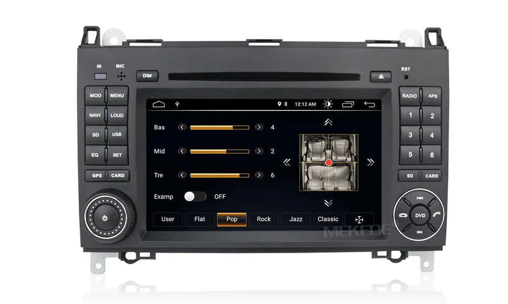 Android 9 для Mercedes/Benz/Sprinter/B200/b-класс/W245/W209 автомобильный dvd, gps, wifi, радио, BT, рулевое колесо, Canbus, 16g карта, микрофон