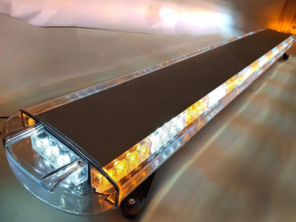 96LED شاحنة جر LED ضوء إحترافي بار ، كشاف إضاءة الحالات الطارئة بار العنبر/الأبيض 51\