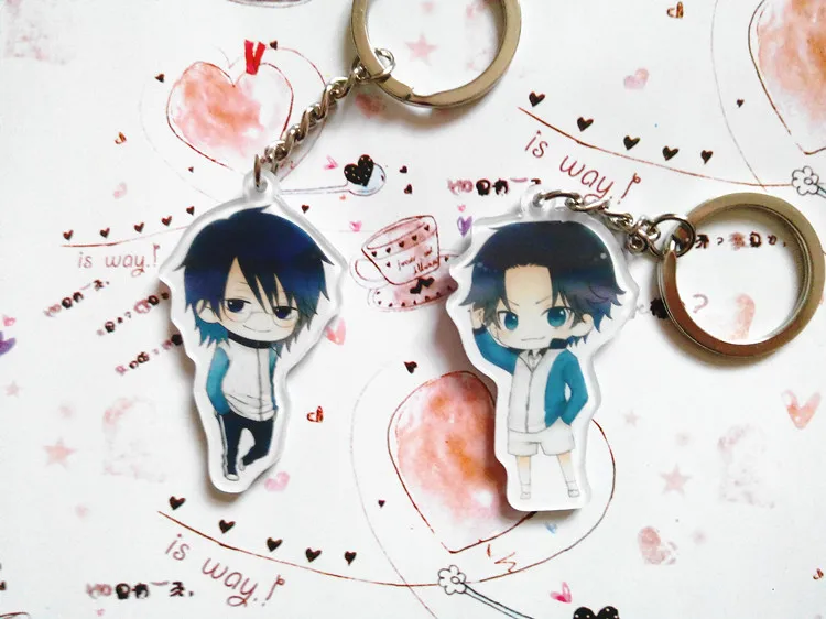8 шт./компл. аниме Принц теннис Fuji Syusuke Ryoma Echizen Подвески Брелоки для ключей держатель Llavero